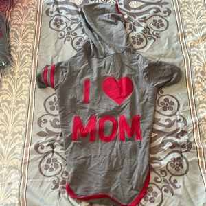 I Heart Mom “Layla” embroidered dog sweatshirt